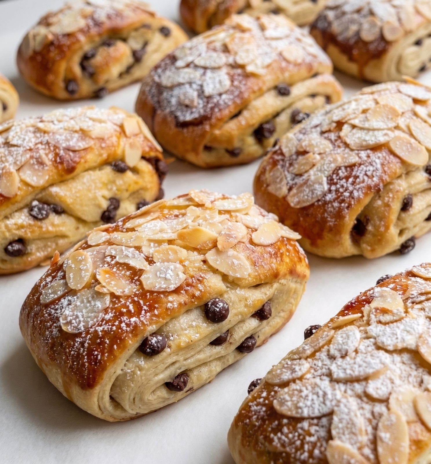 Almond Chocolate Chip Buns
