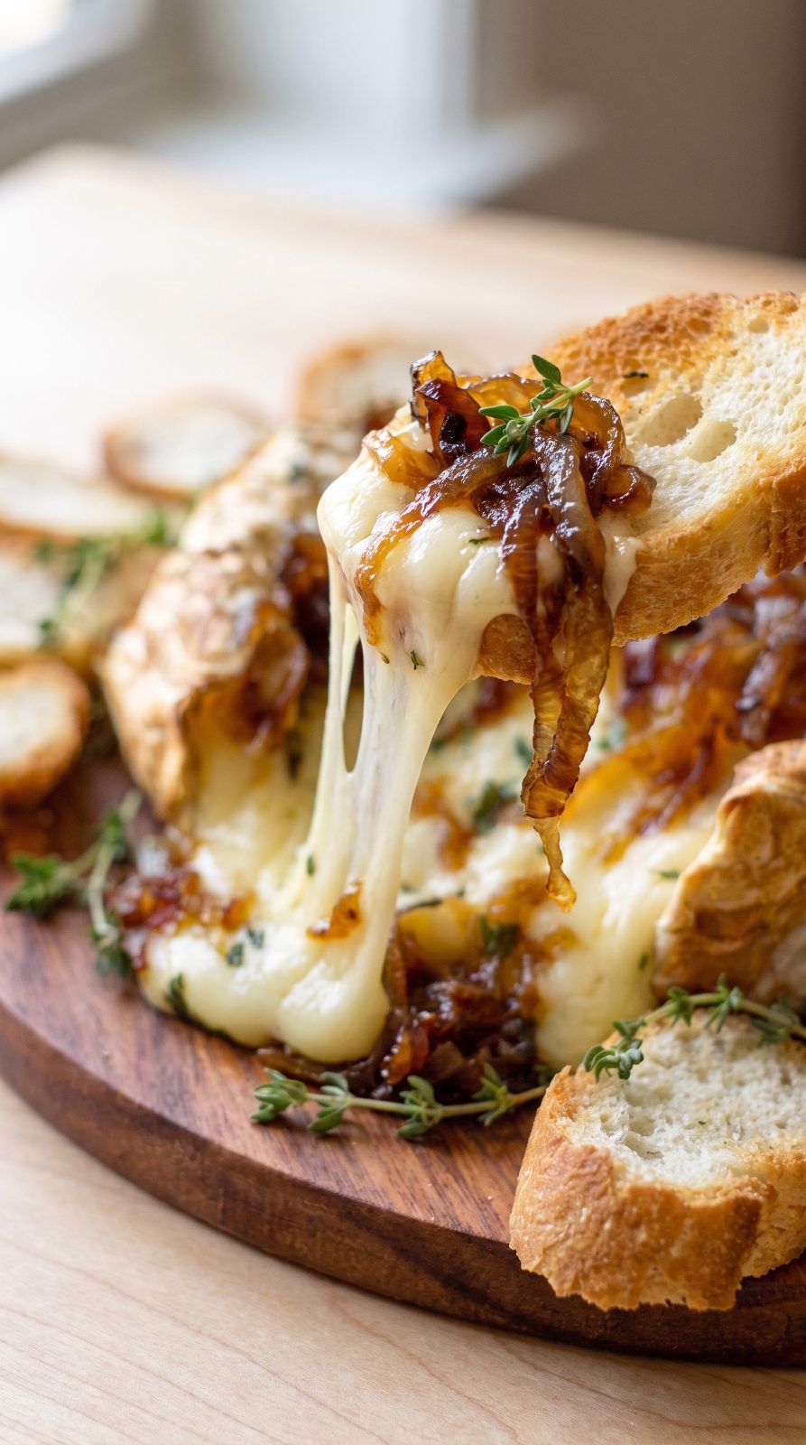 Baked Brie with Caramelized Onions