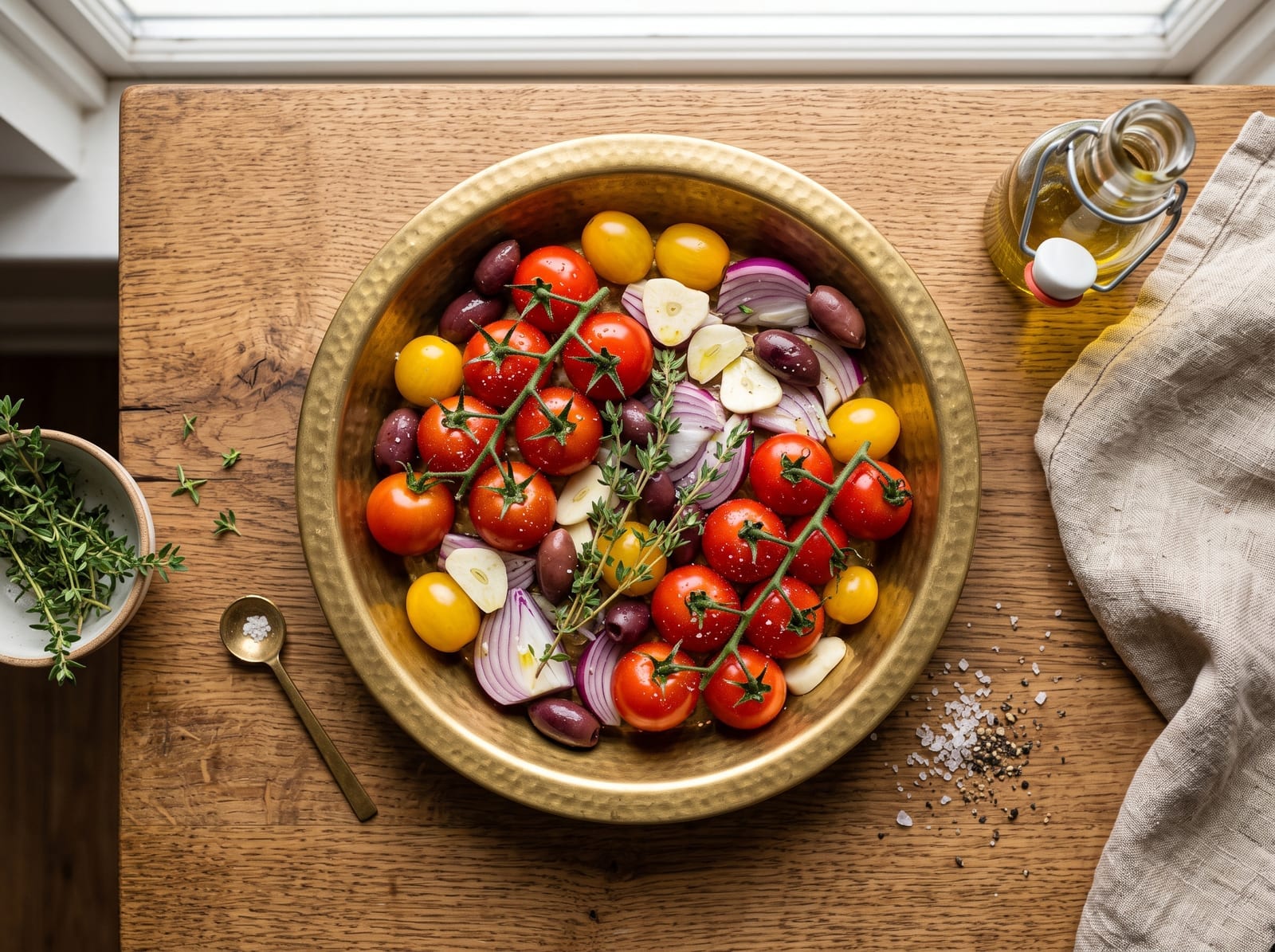 Baked Halloumi with Tomatoes & Hot Honey | Easy Mediterranean Oven Recipe — step 2