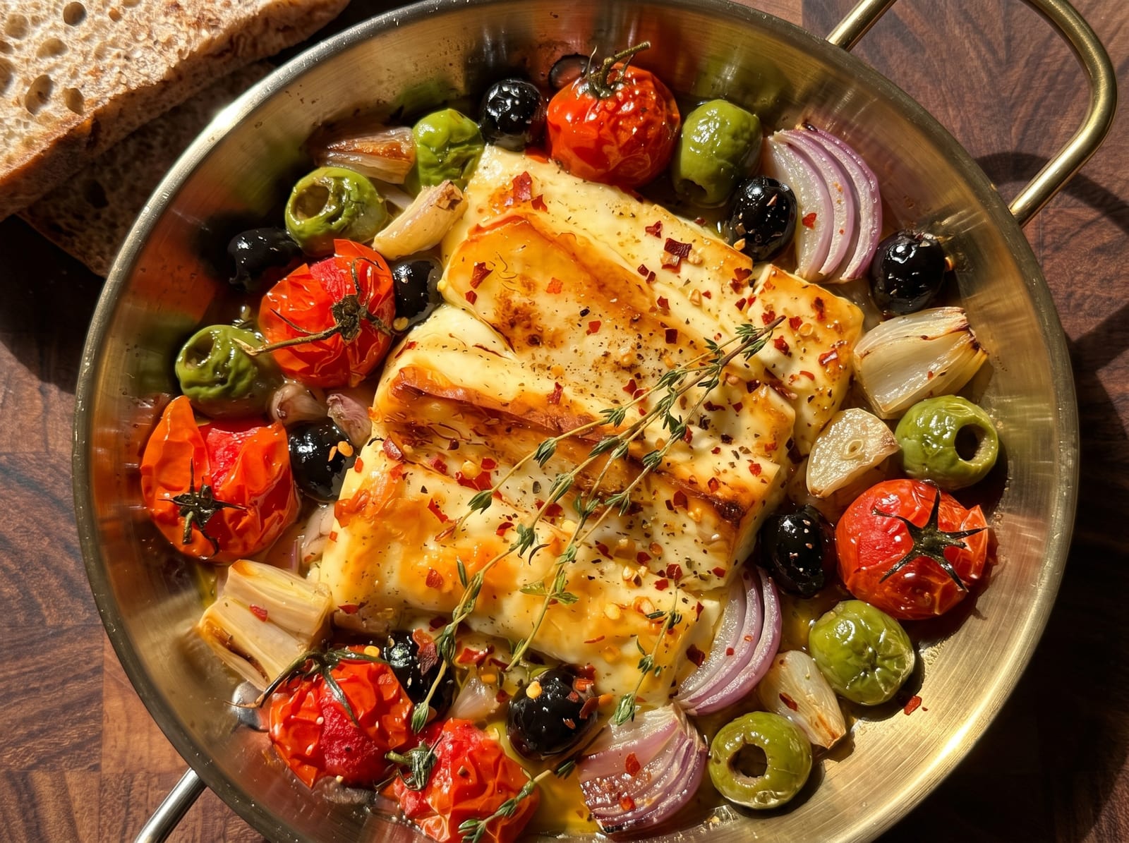 Baked Halloumi with Tomatoes & Hot Honey | Easy Mediterranean Oven Recipe — step 5