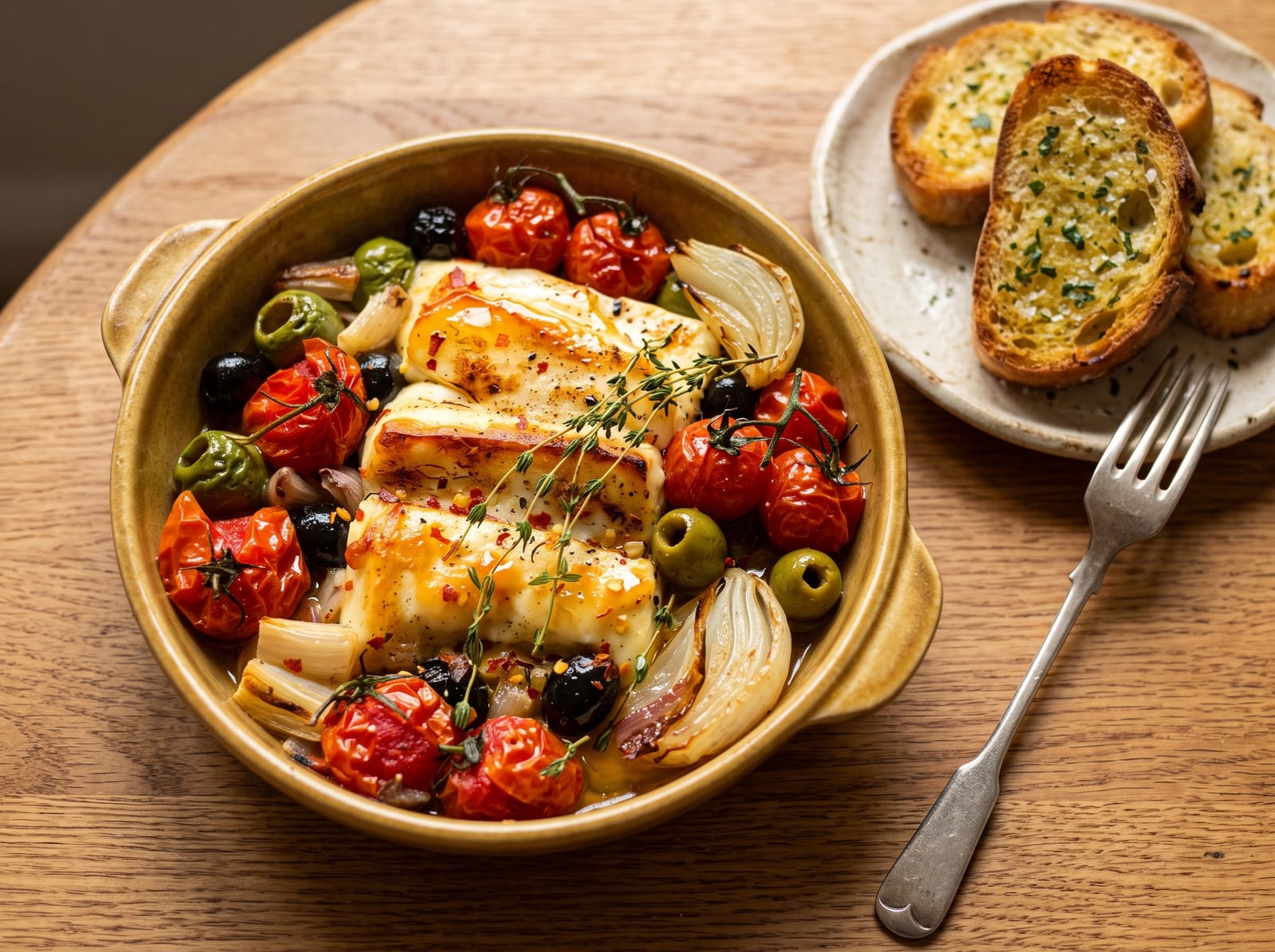 Baked Halloumi with Tomatoes & Hot Honey | Easy Mediterranean Oven Recipe — step 8