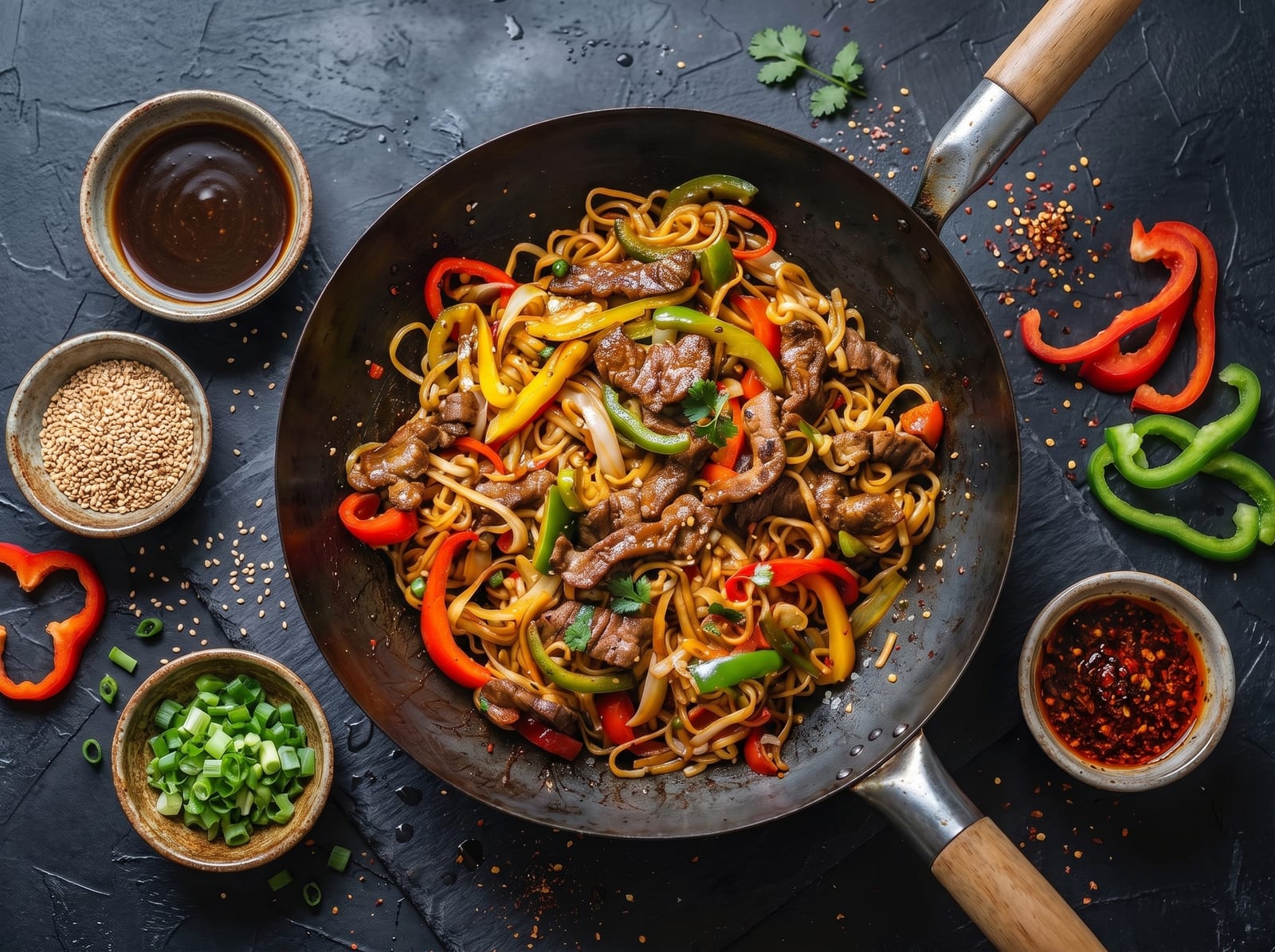 30-Minute Beef Lo Mein ingredients