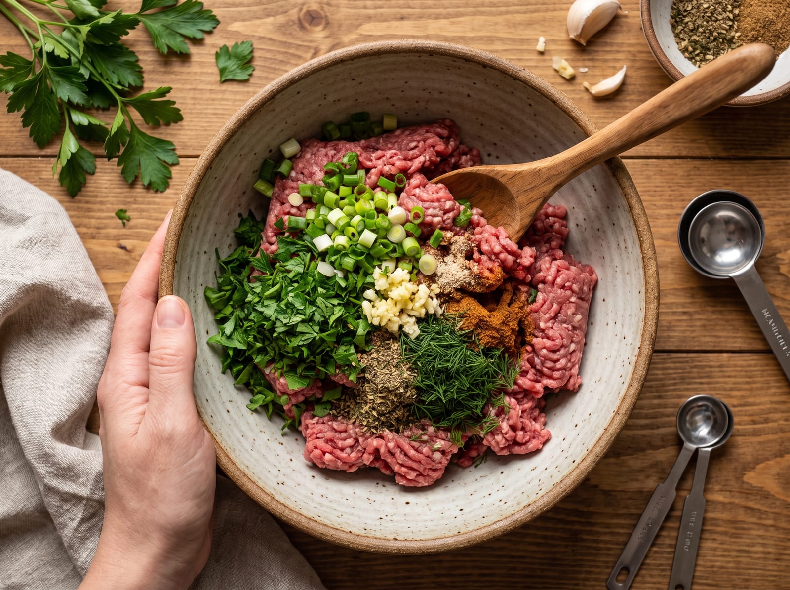 Beef Momos with Sweet Chilli Sauce | Juicy Homemade Steamed Dumplings — step 3