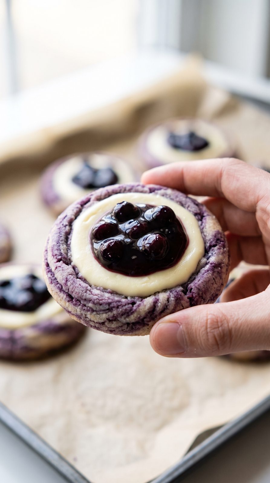 Blueberry Cheesecake Cookies