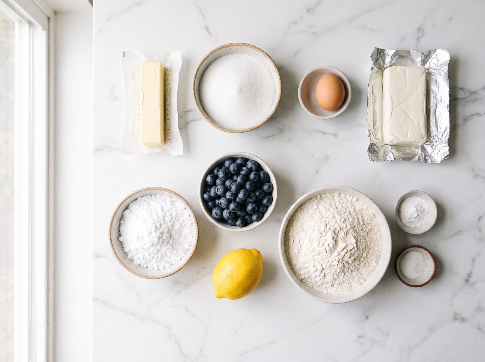 Blueberry Cheesecake Cookies ingredients