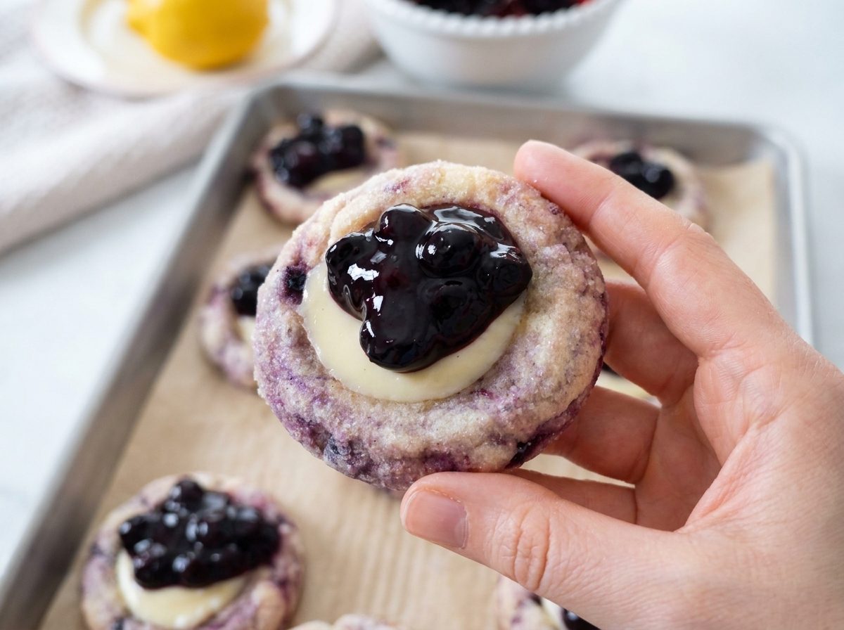 Blueberry Cheesecake Cookies — step 7