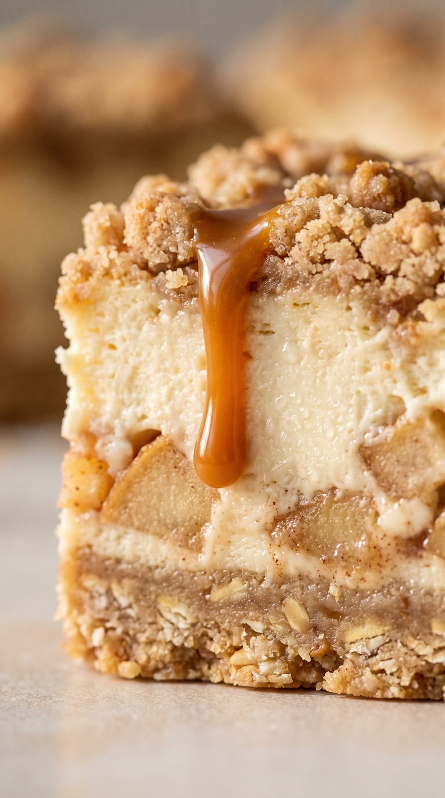 Caramel Apple Cheesecake Bars