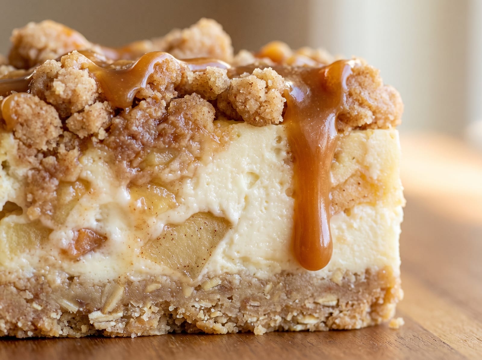 Caramel Apple Cheesecake Bars — step 2