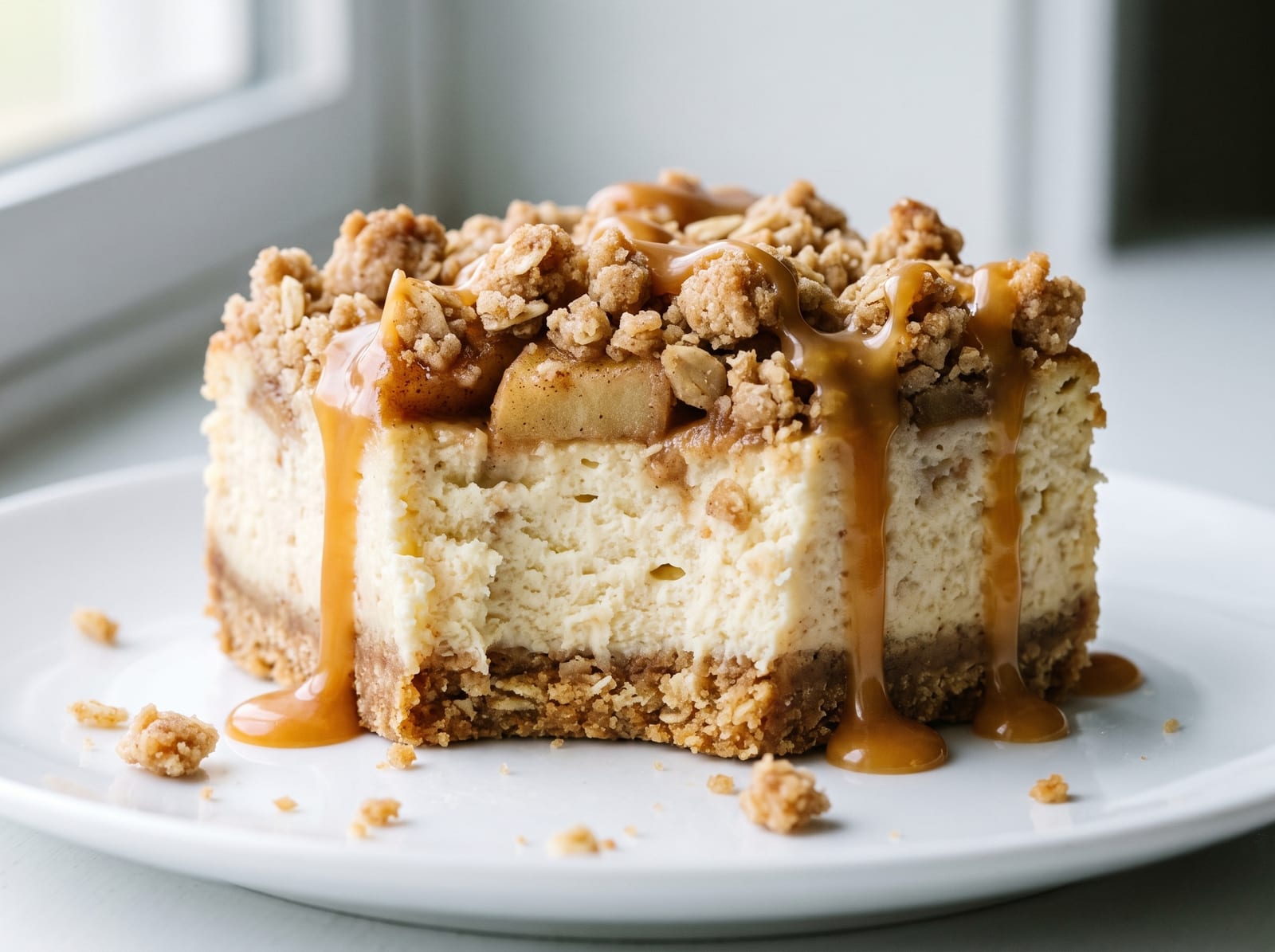 Caramel Apple Cheesecake Bars — step 3