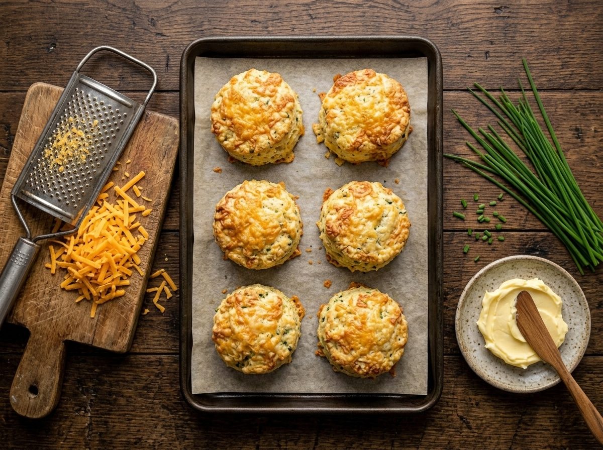 Cheddar & Chive Cheese Scones — step 7