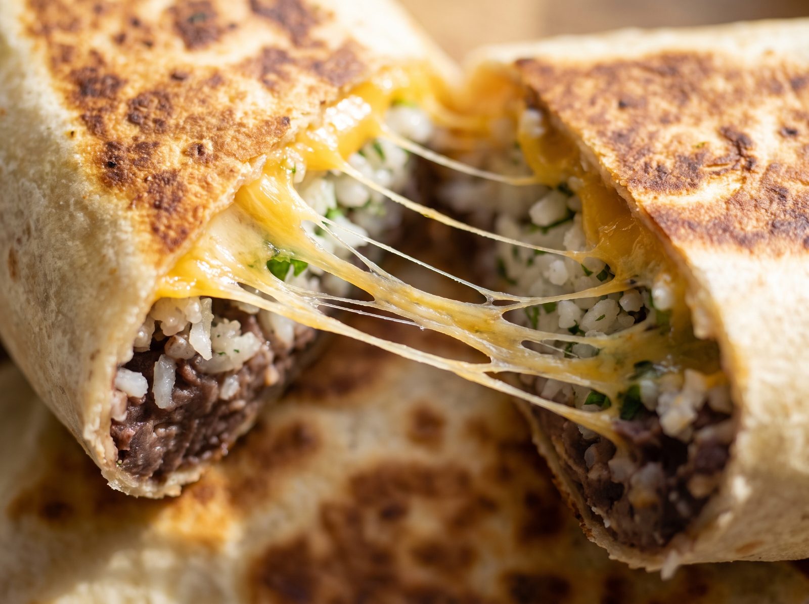 Cheesy Bean and Rice Burritos — step 9