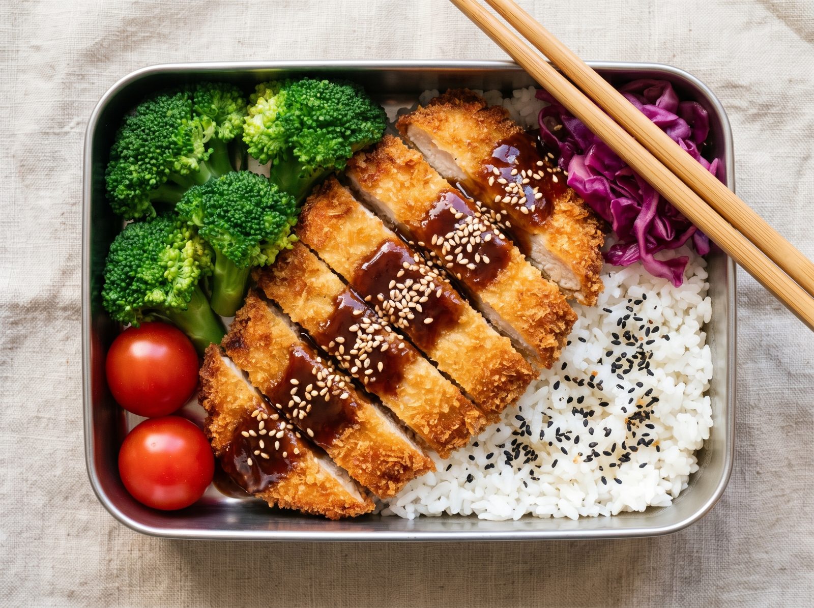 Chicken Katsu Bento Box — step 8