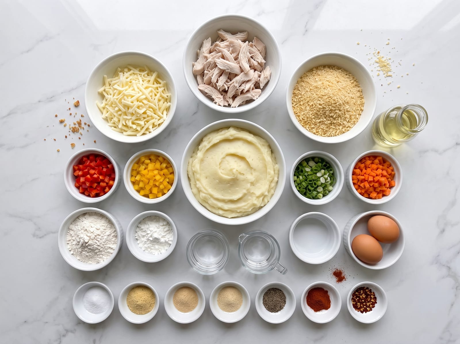 Cheesy Chicken & Potato Croquettes ingredients