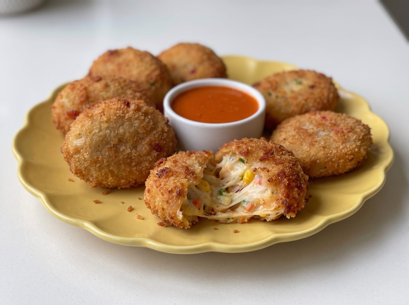 Cheesy Chicken & Potato Croquettes — step 1