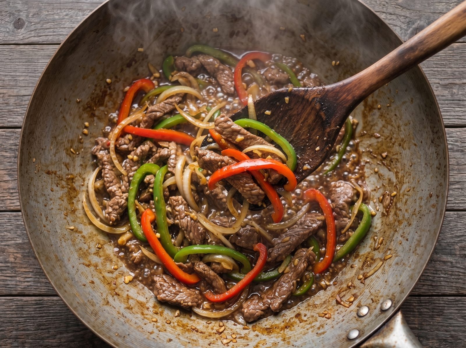 Chinese Pepper Steak with Onions — step 3