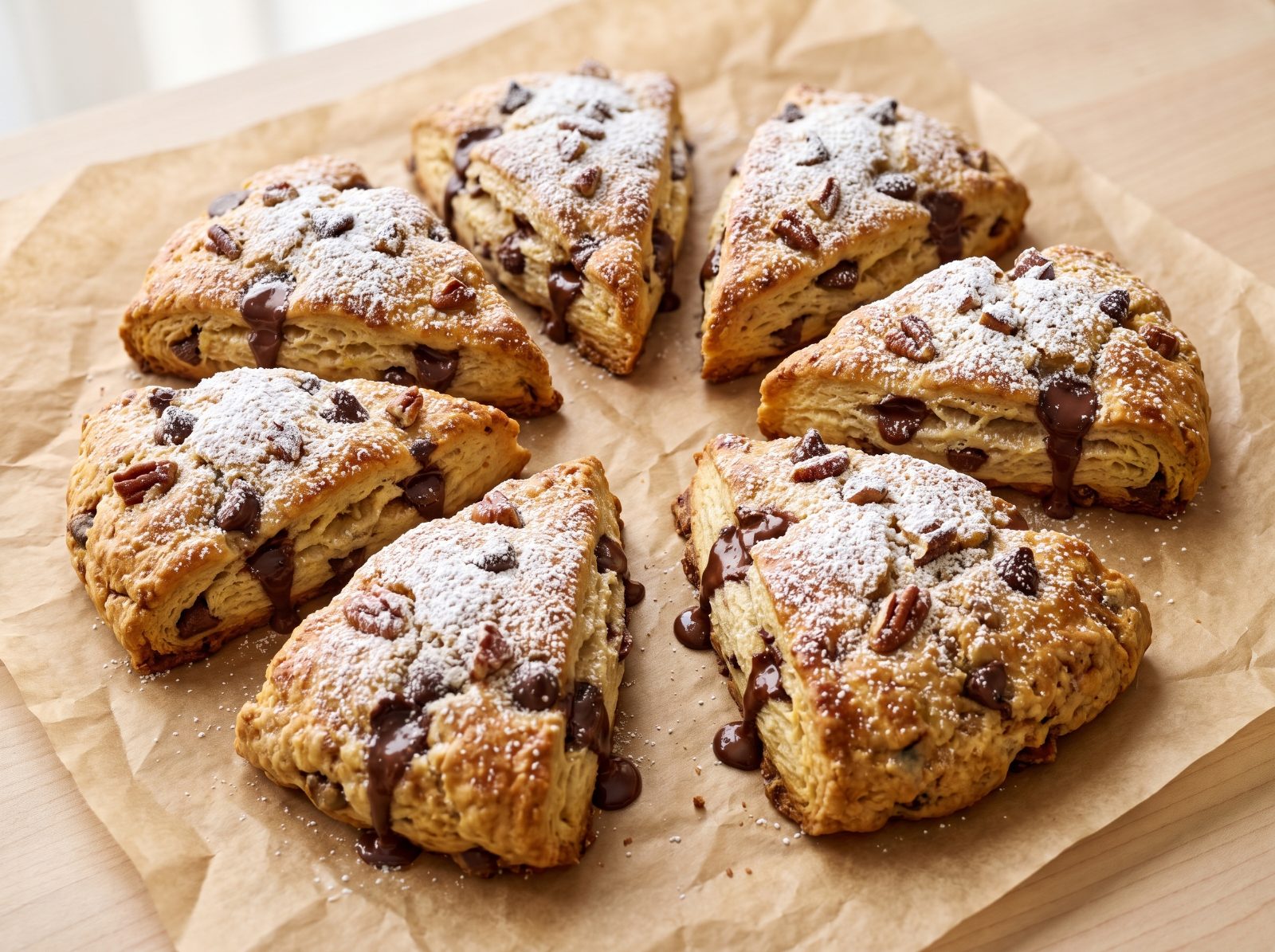 Chocolate Chip Pecan Scones — step 10