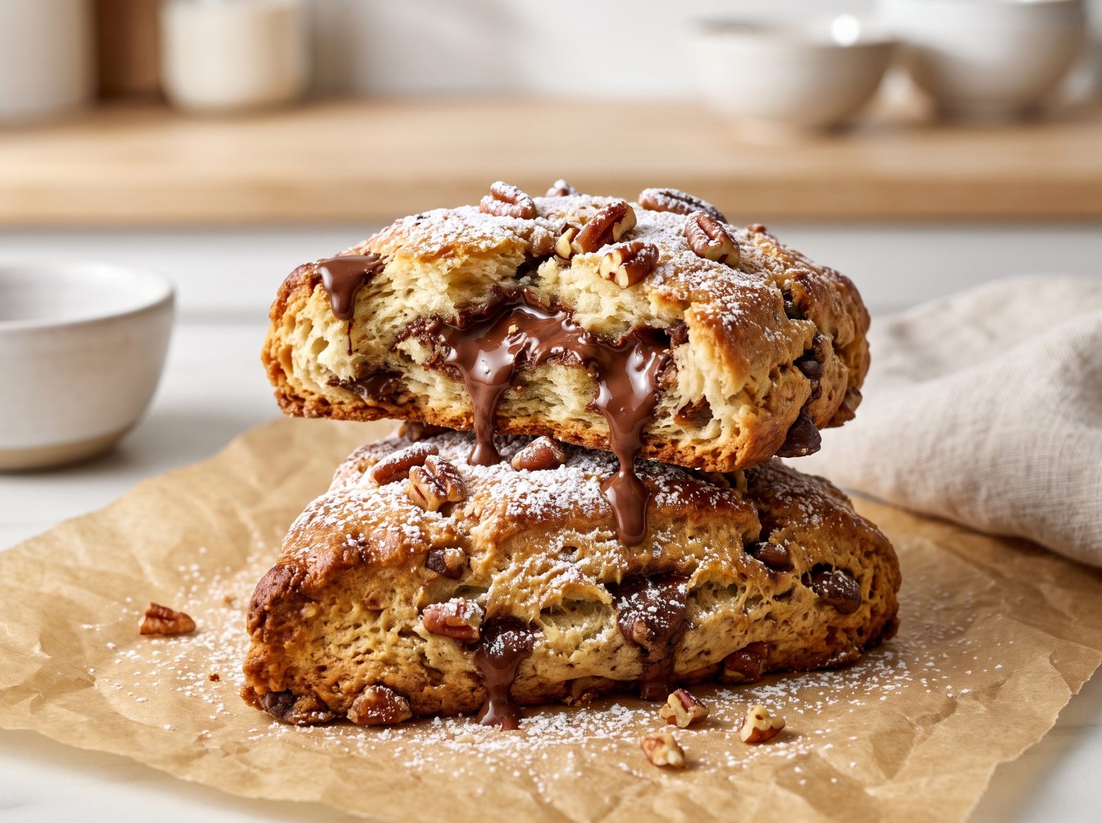 Chocolate Chip Pecan Scones — step 11