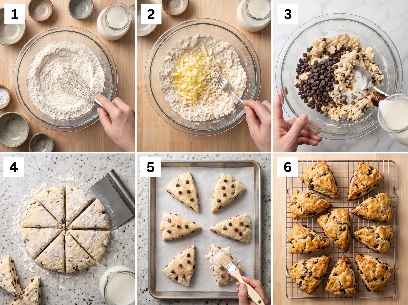 Chocolate Chip Scones — step 1