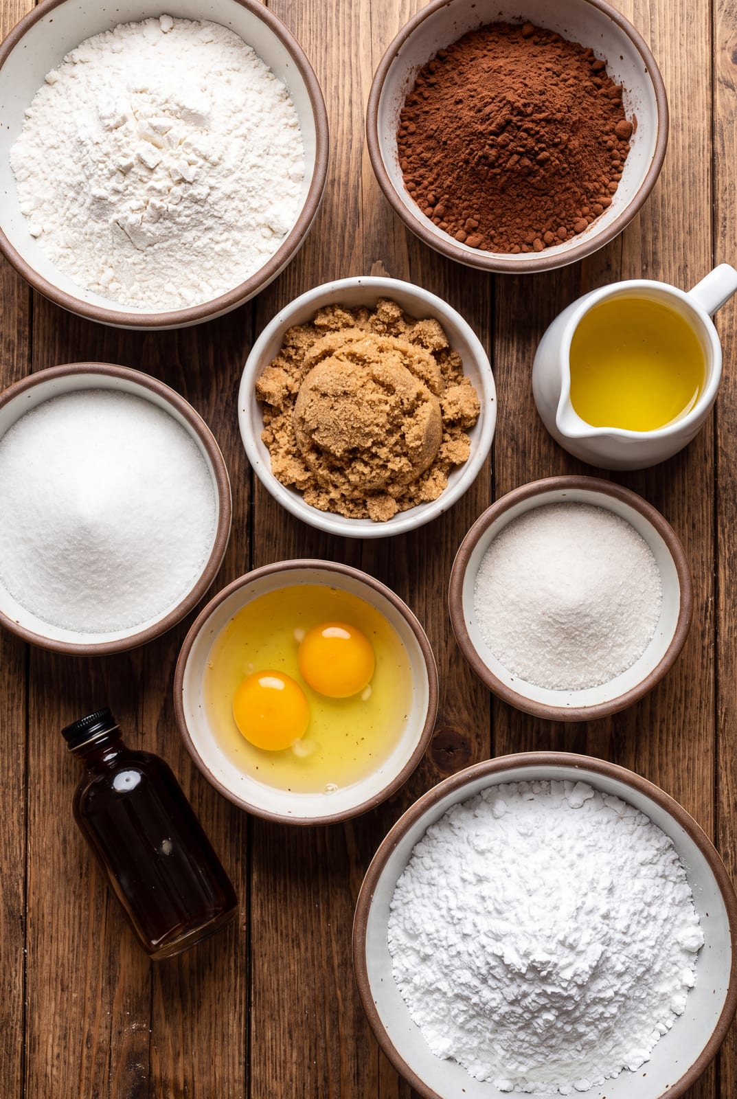 Chocolate Crinkle Cookies ingredients