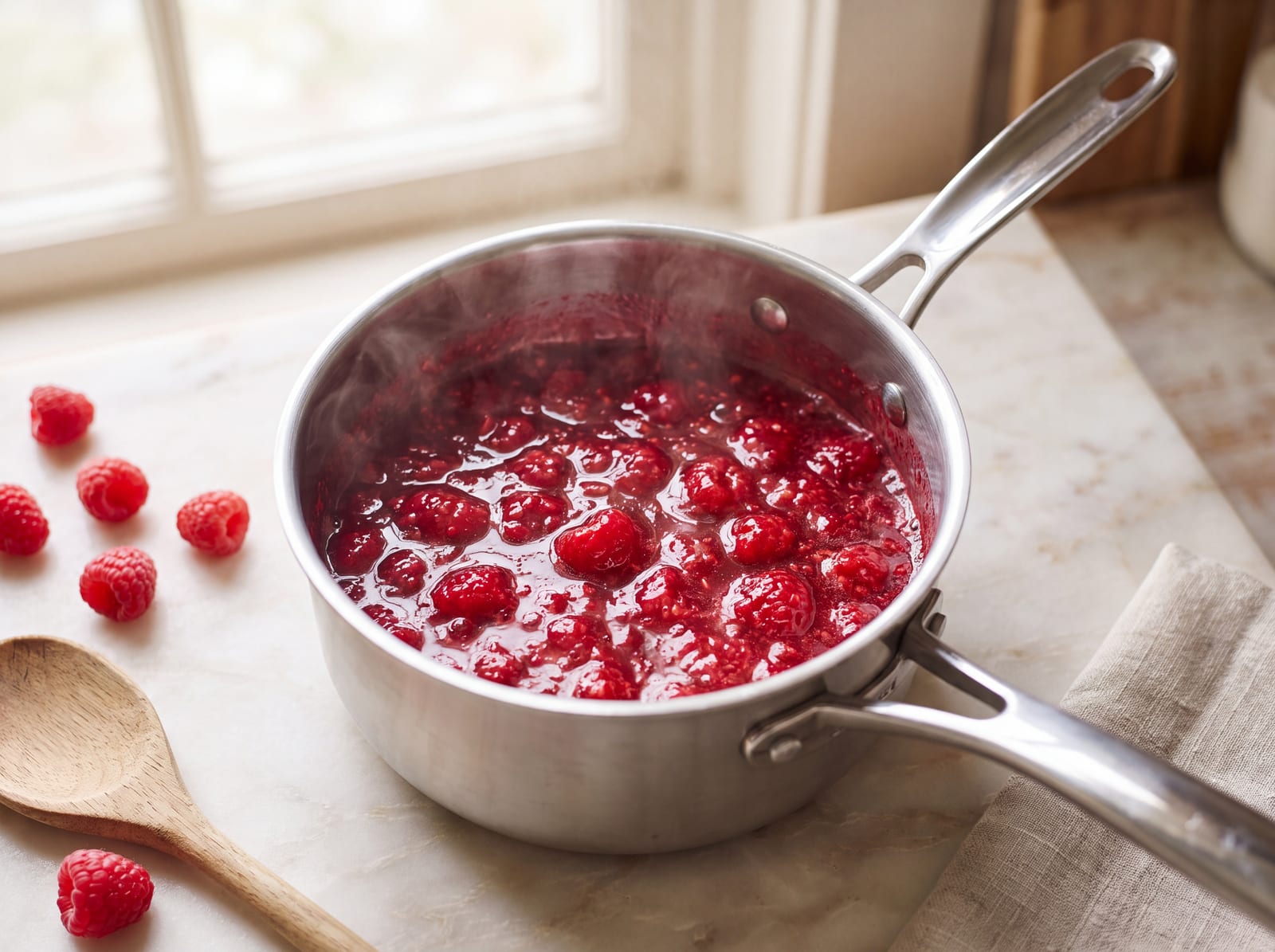 Chocolate Raspberry Swiss Roll — step 7