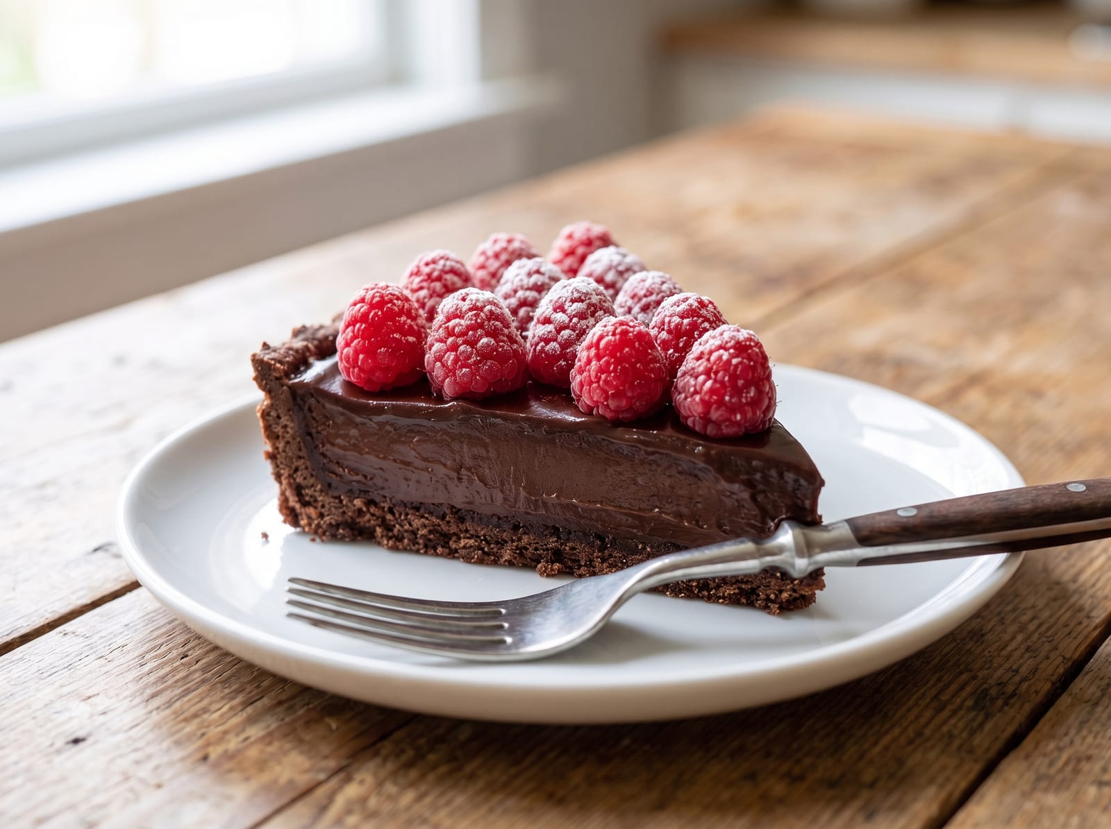 Chocolate Raspberry Tart — step 2