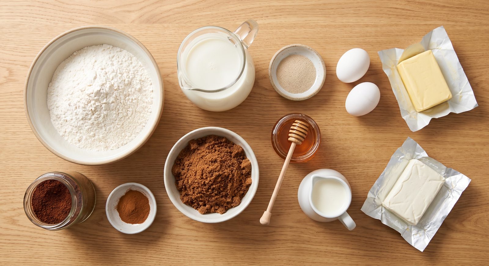 Coffee Cinnamon Rolls ingredients