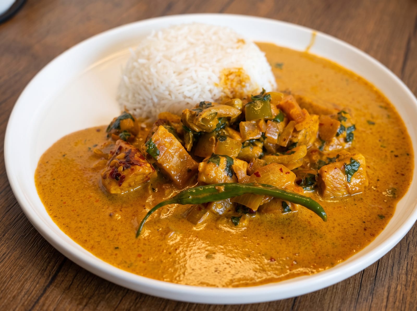 Creamy Curry Chicken with Rice — step 1