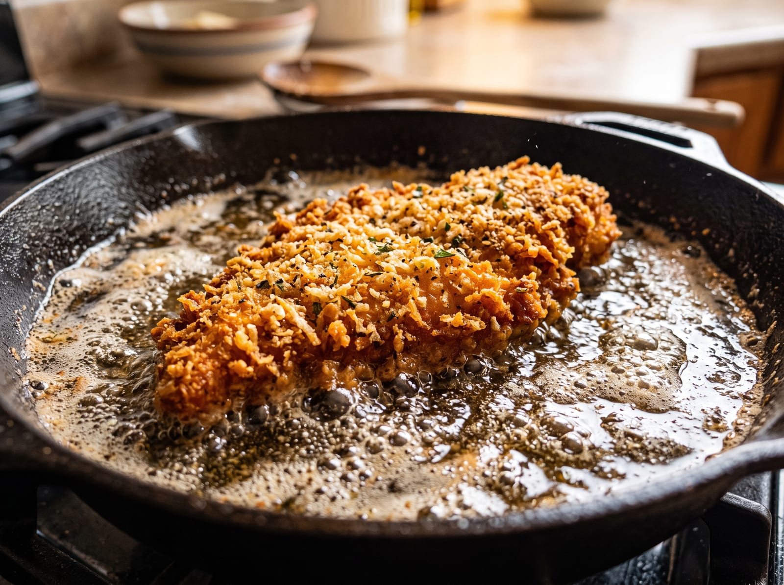 Creamy Pink Parmesan Pasta | Crispy Parmesan Chicken Dinner — step 5