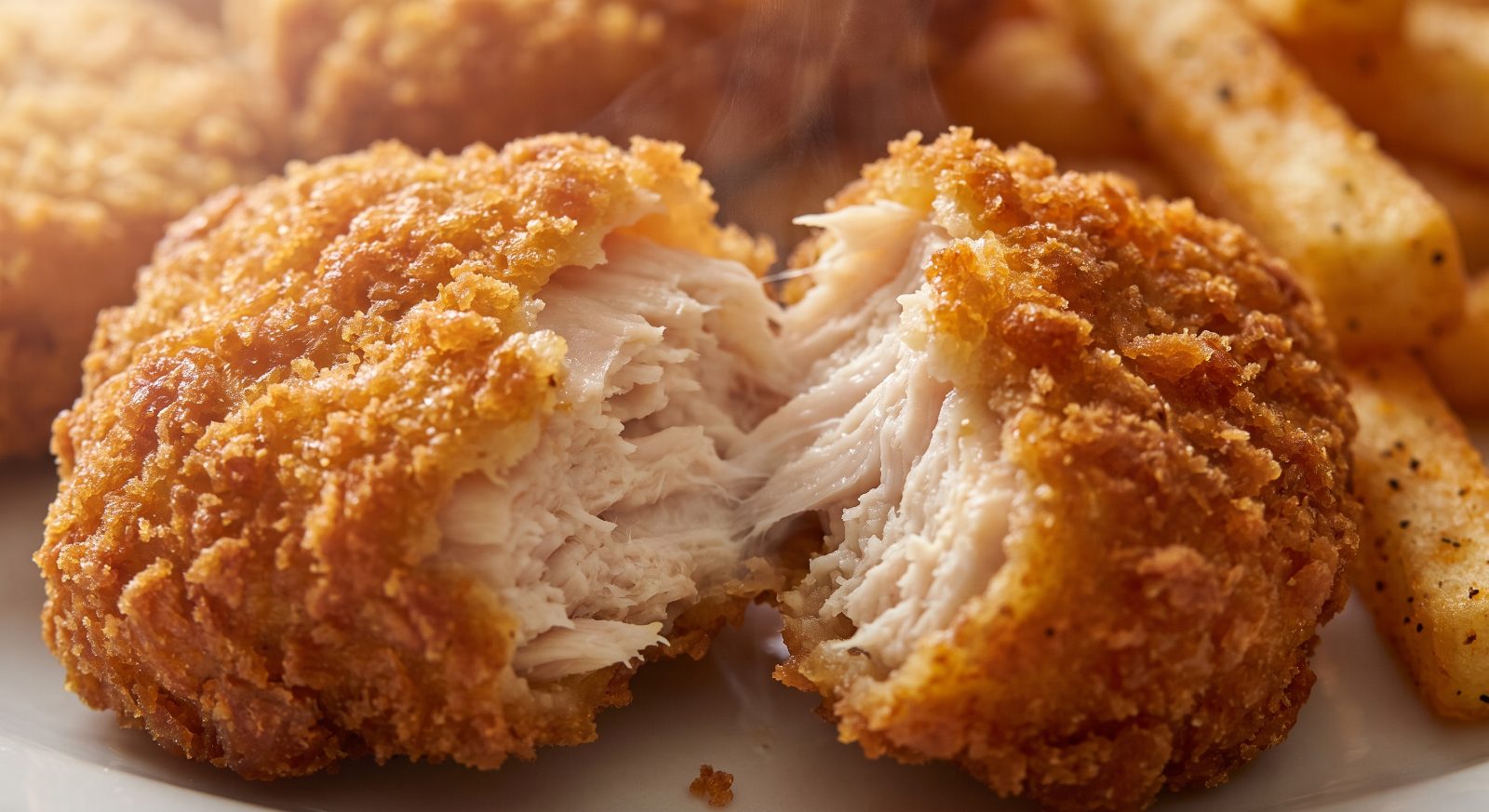 Crispy Baked Chicken Nuggets with Parmesan Fries — step 10