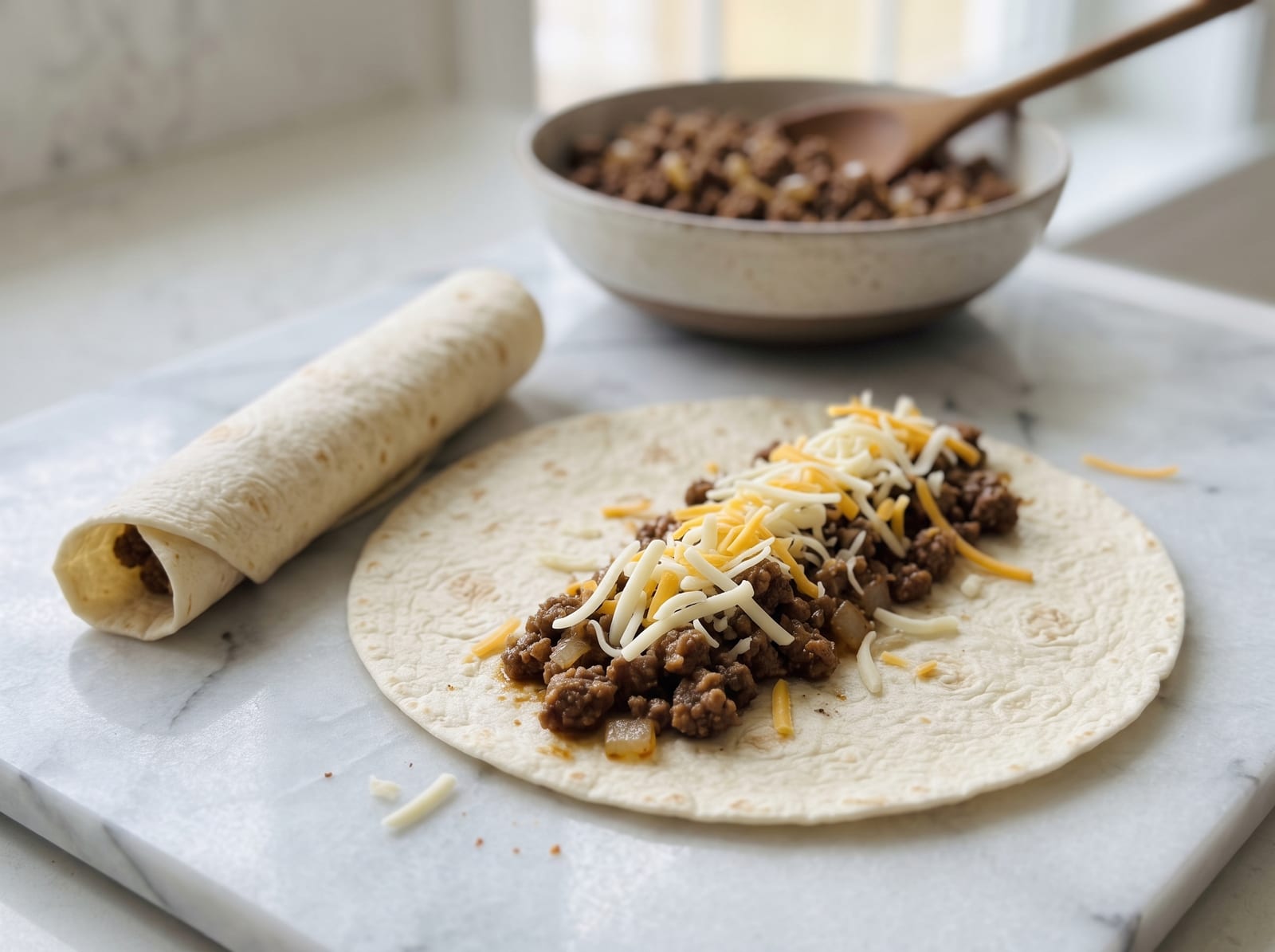 Crispy Cheesy Beef Taquitos — step 5