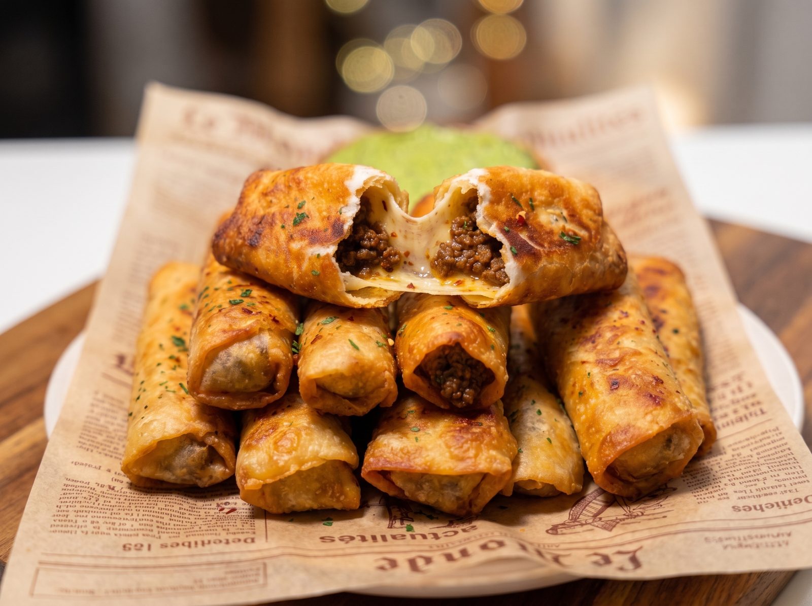 Crispy Cheesy Beef Taquitos — step 9