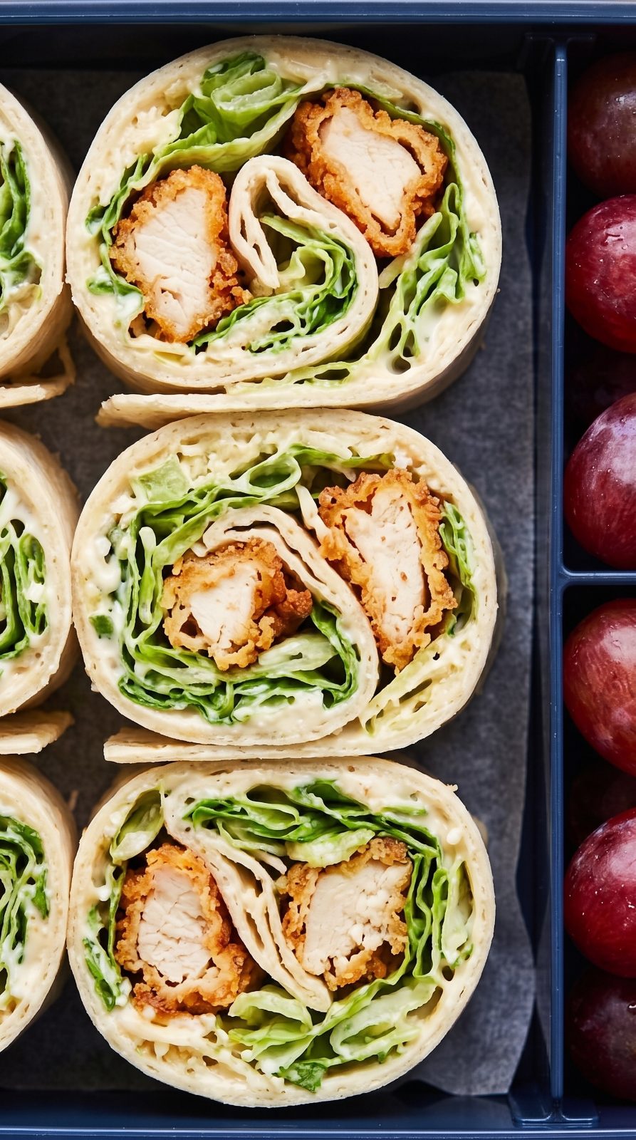Crispy Chicken Caesar Wrap Bento Box