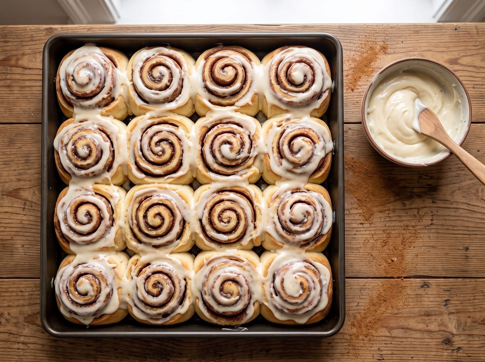 Fluffy Cinnamon Rolls with Cream Cheese Frosting — step 2