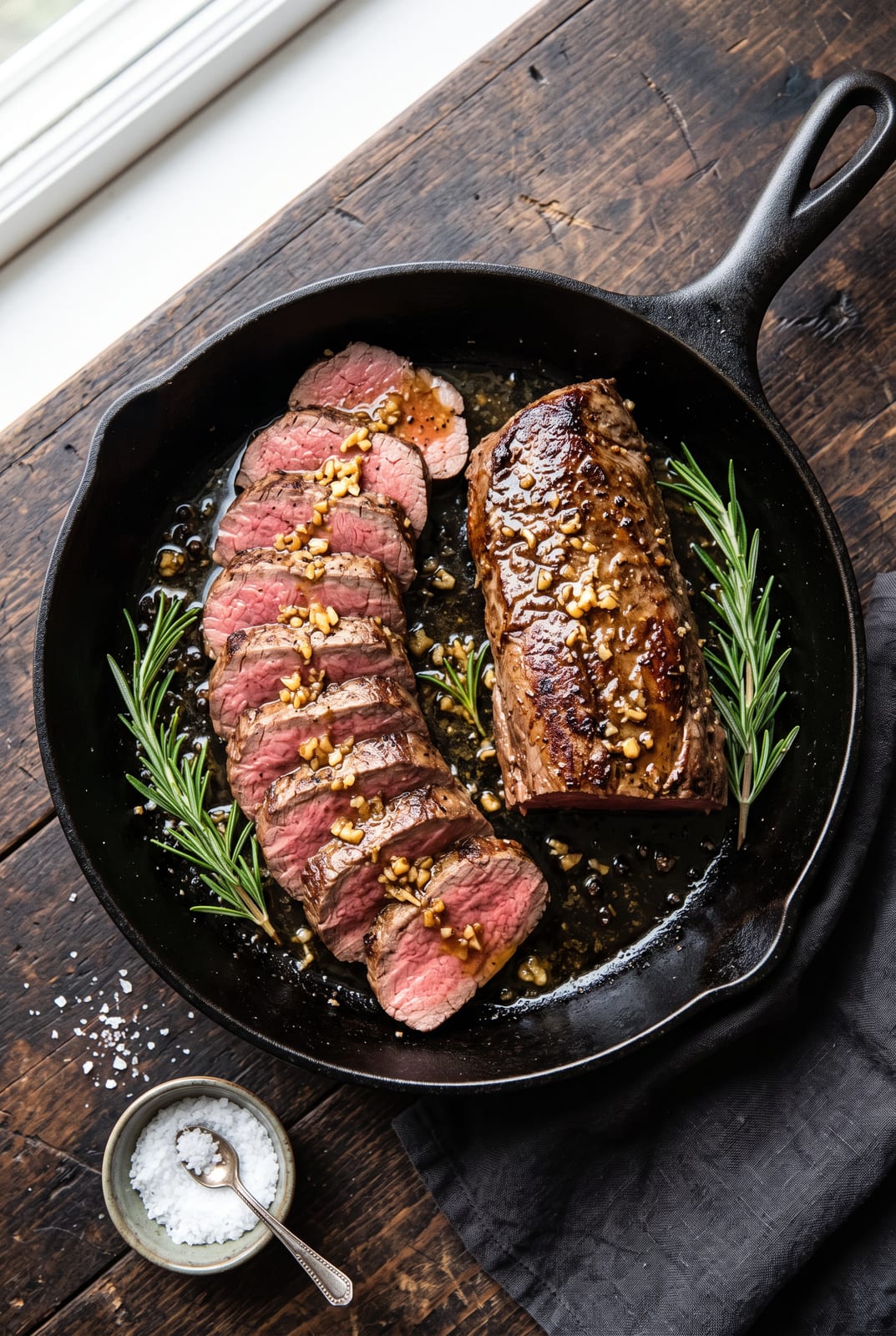 Garlic Brown Butter Roasted Beef Tenderloin