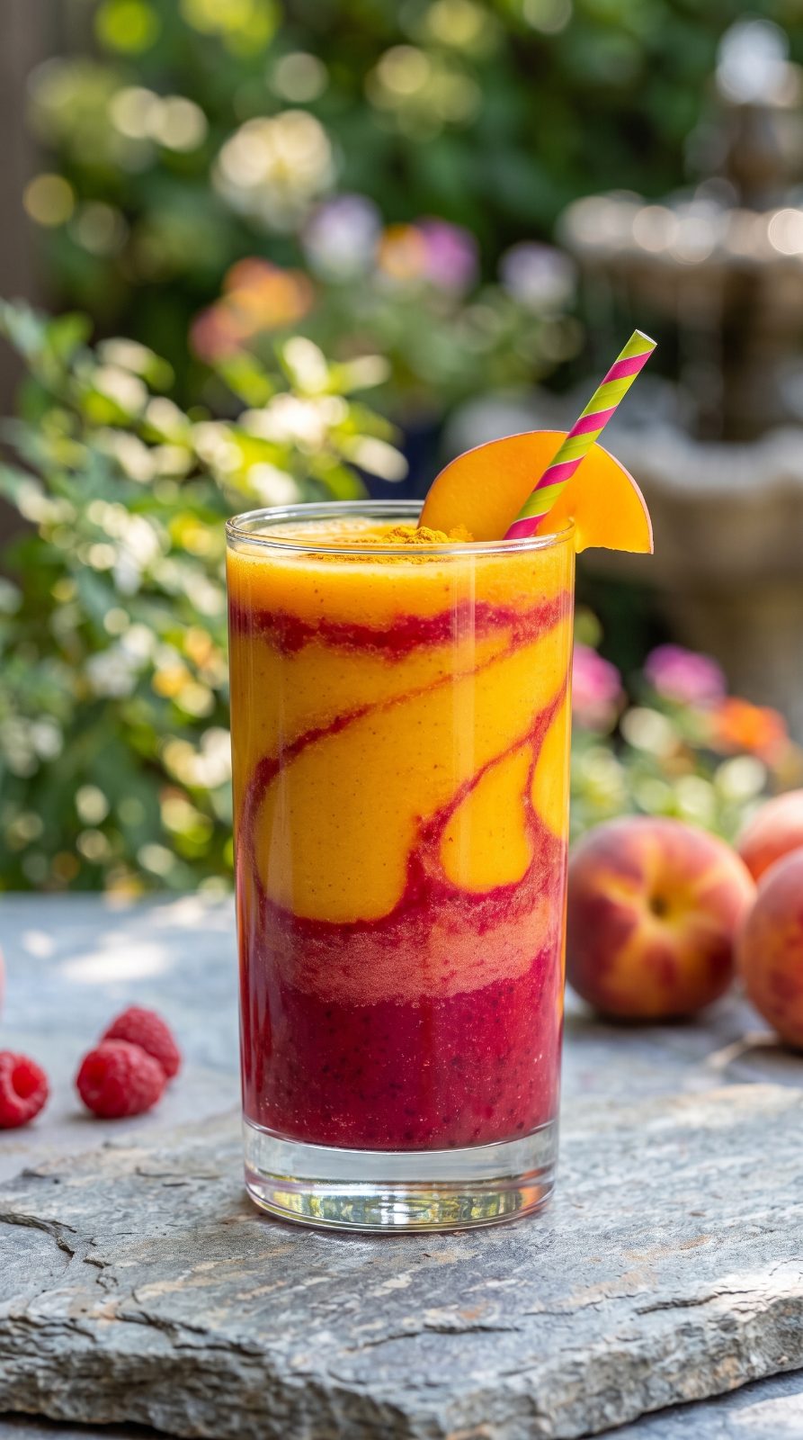 Golden Peach Sunrise Smoothie