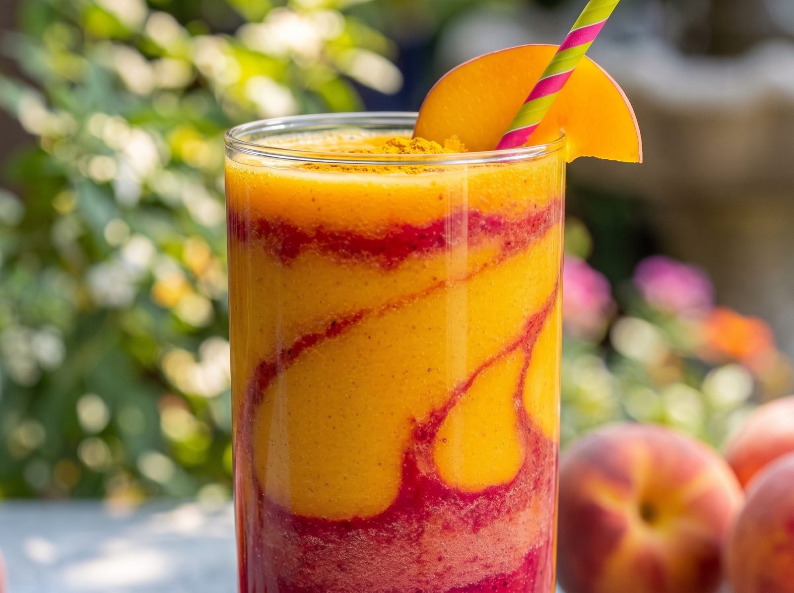 Golden Peach Sunrise Smoothie — step 6