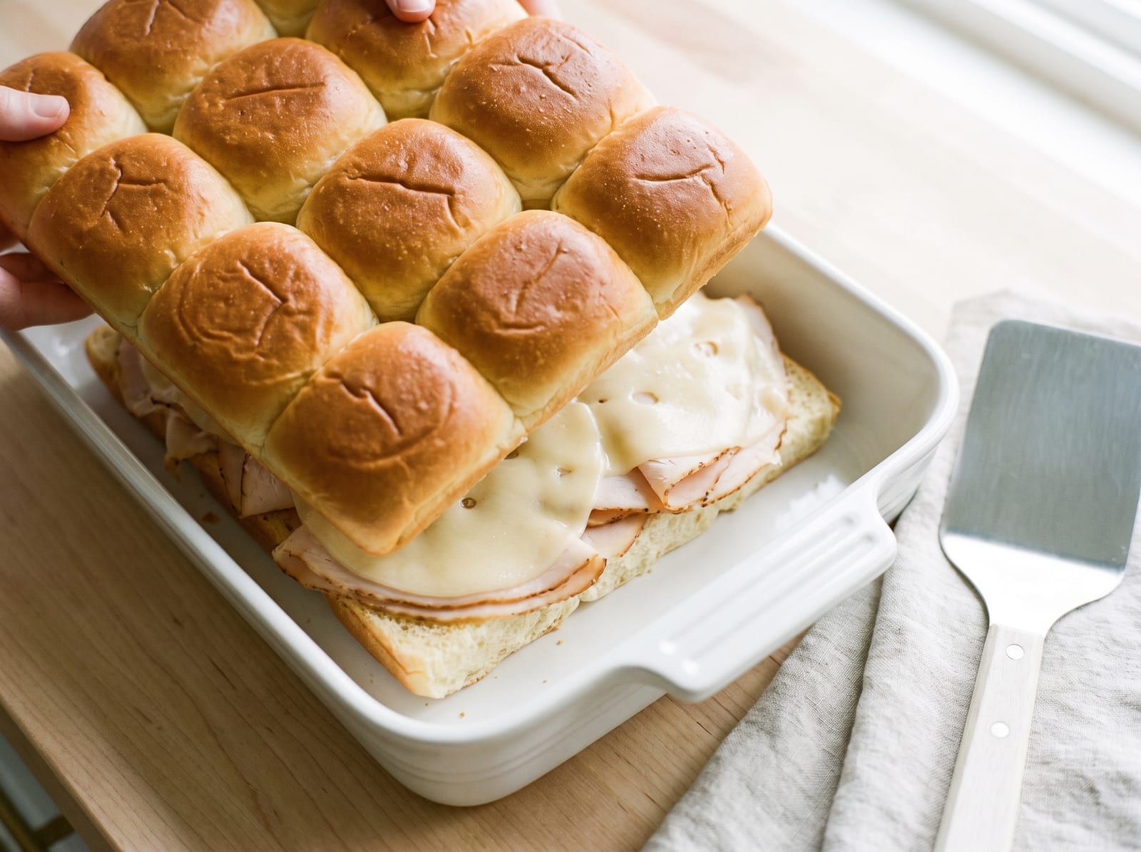 Hawaiian Turkey and Cheese Sliders — step 5