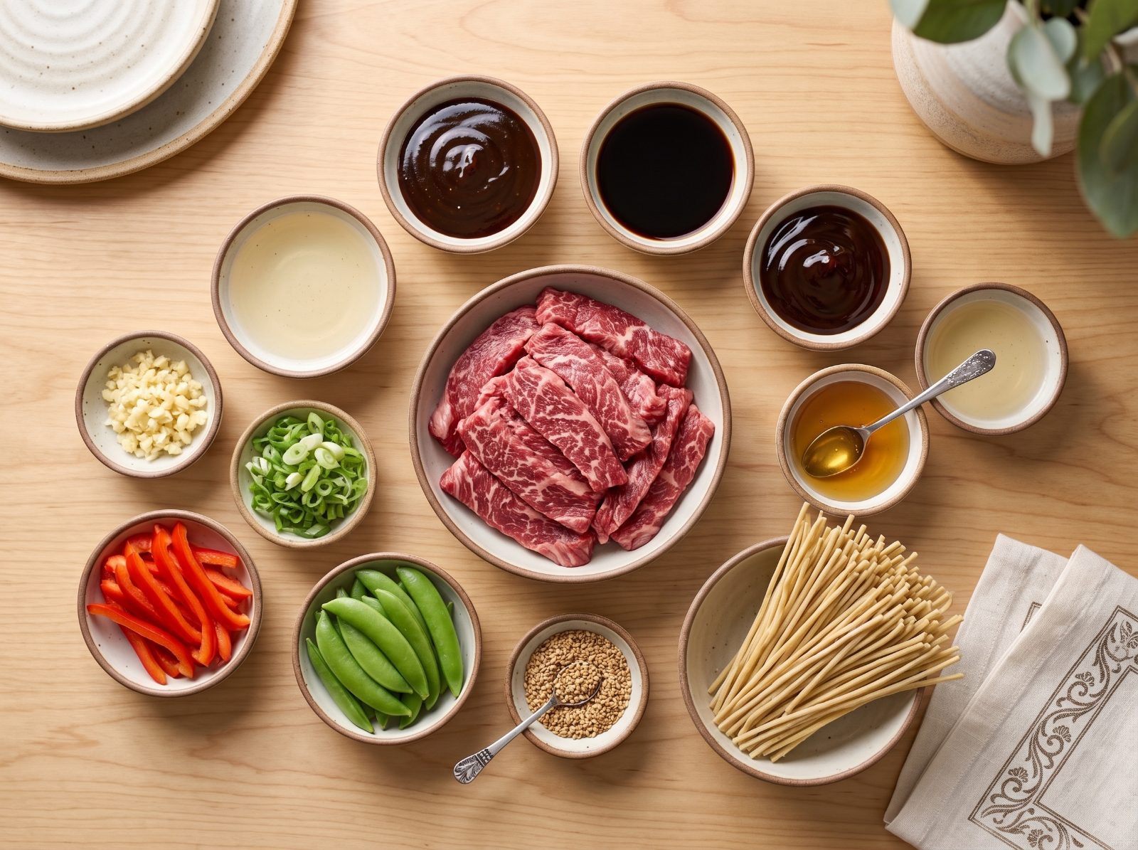 Hoisin Beef Noodles ingredients