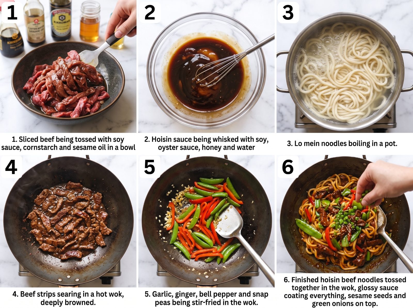 Hoisin Beef Noodles — step 4