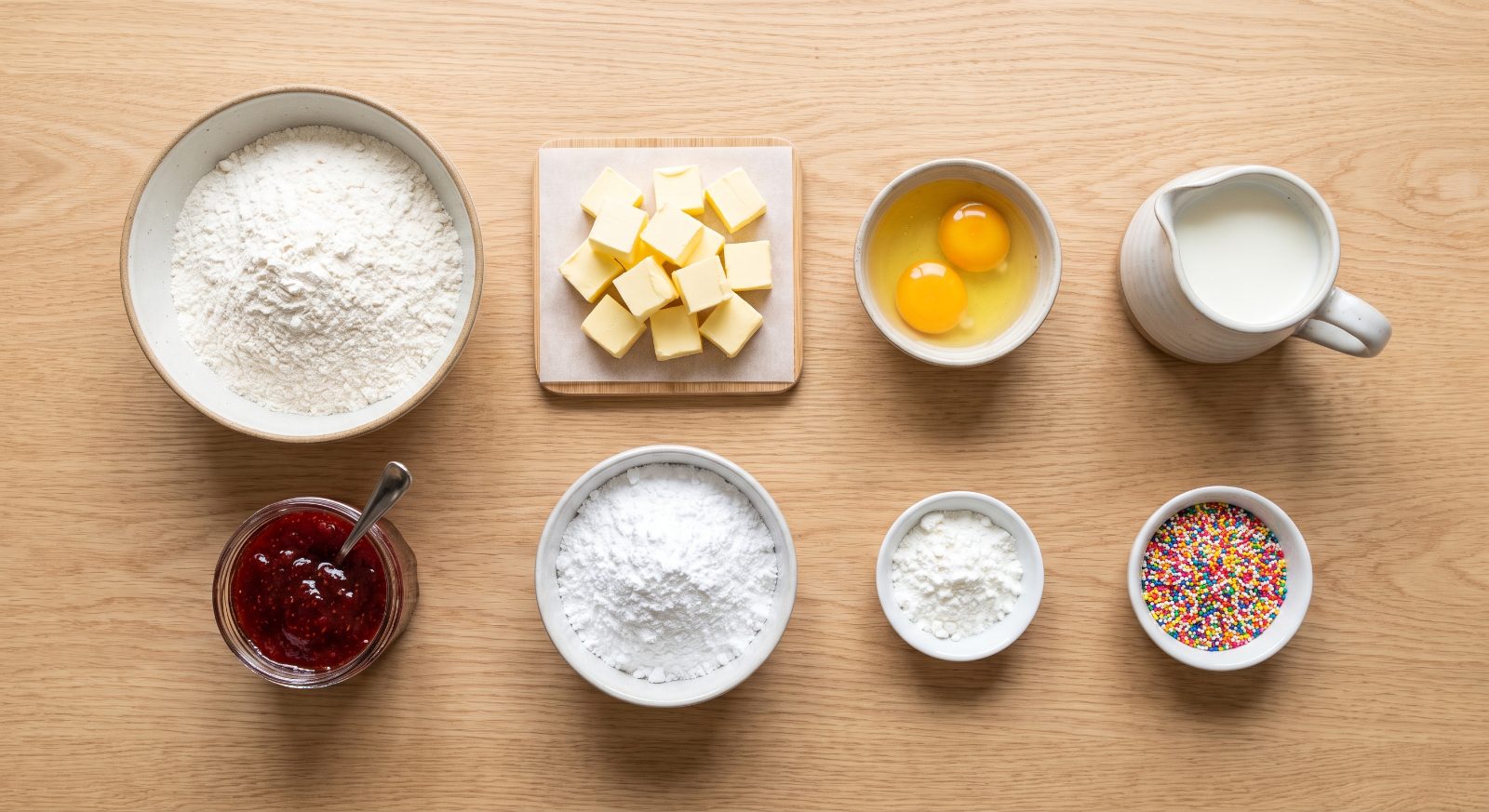 Homemade Strawberry Pop Tarts ingredients