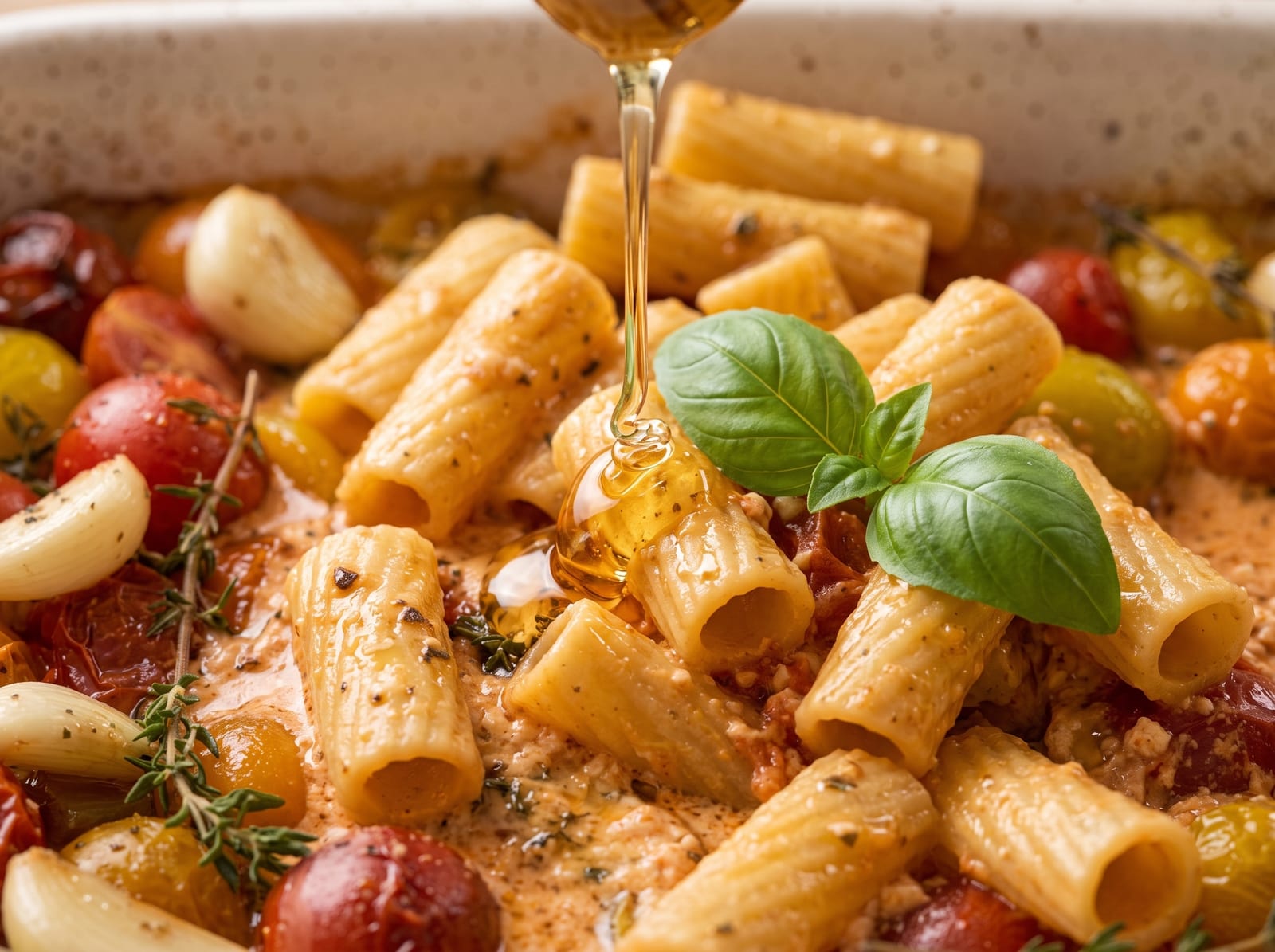 Hot Honey Baked Feta Pasta | Sweet & Spicy Viral Dinner — step 6