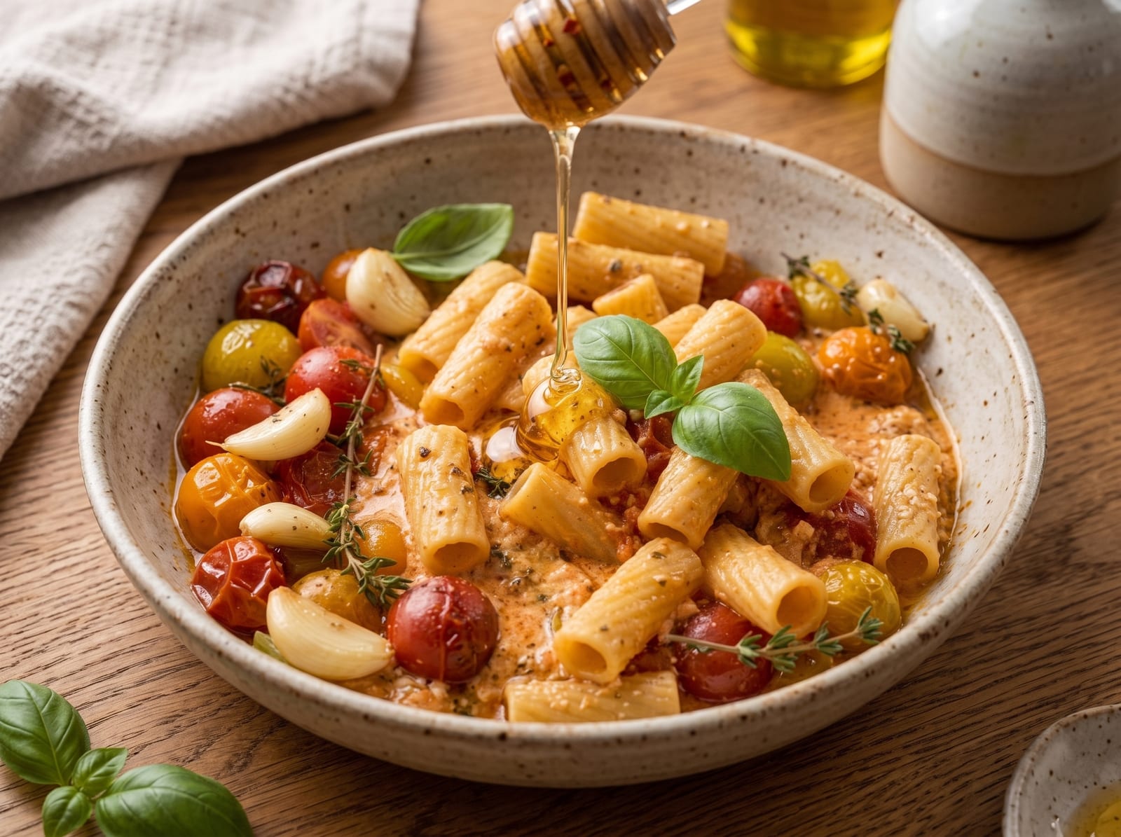 Hot Honey Baked Feta Pasta | Sweet & Spicy Viral Dinner — step 7