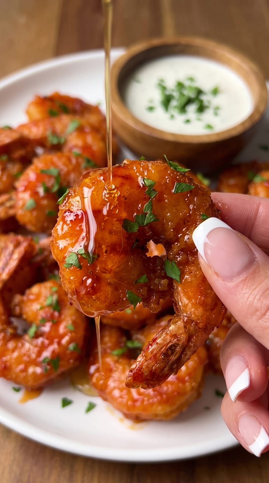 Hot Honey Fried Shrimp