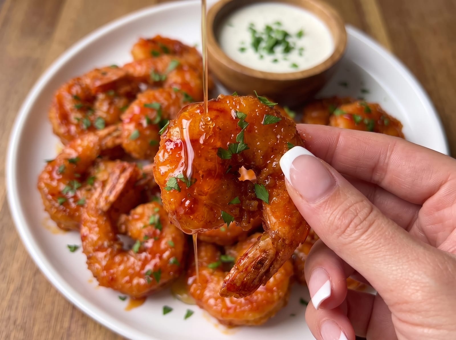 Hot Honey Fried Shrimp — step 9