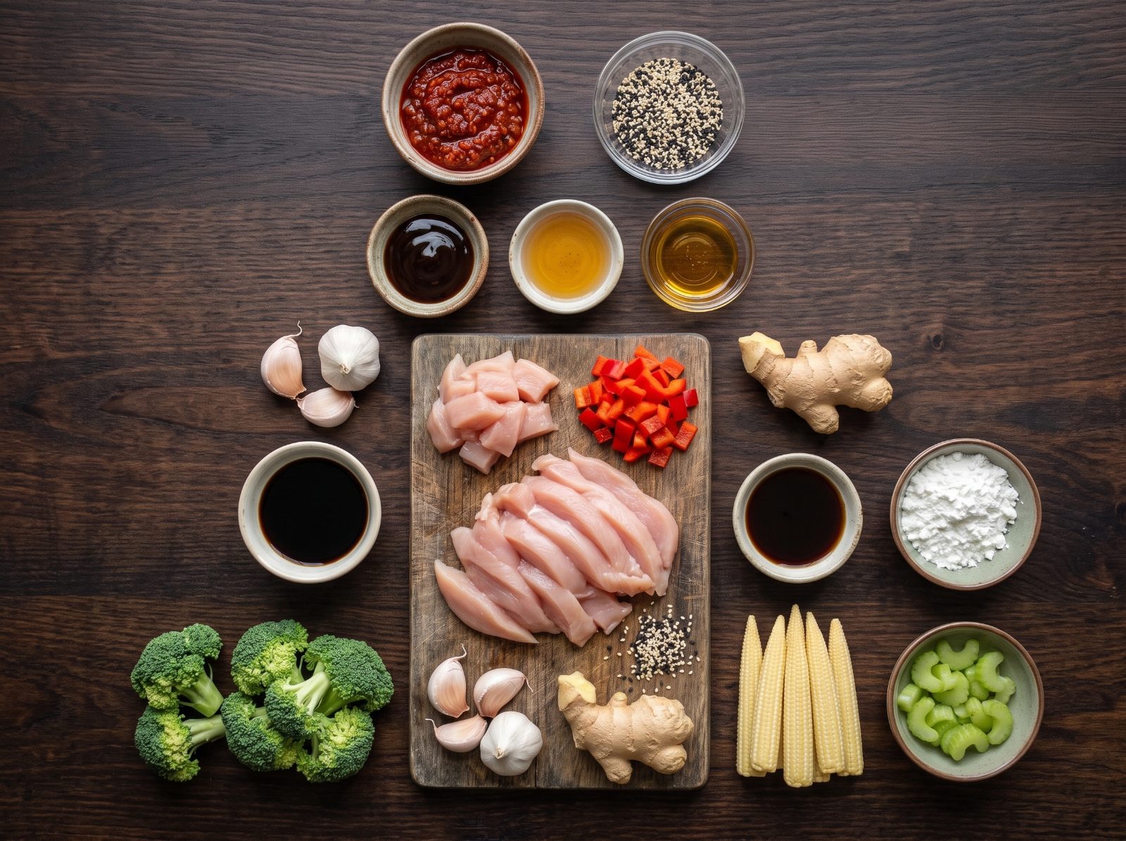 Hunan Chicken ingredients