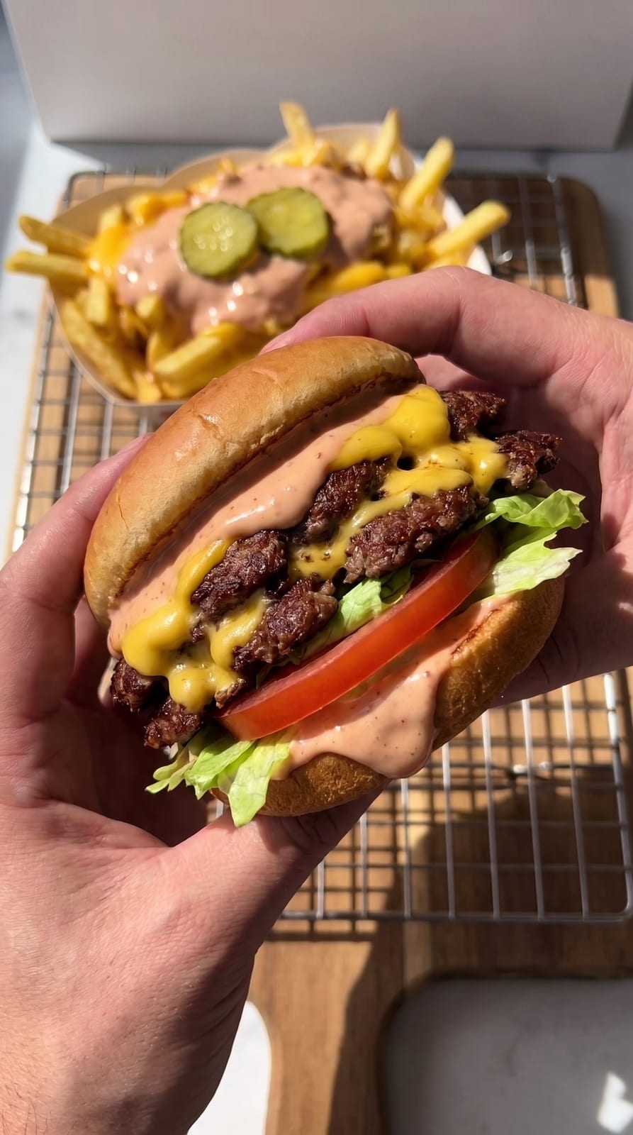 In-N-Out Style Double Smash Burger
