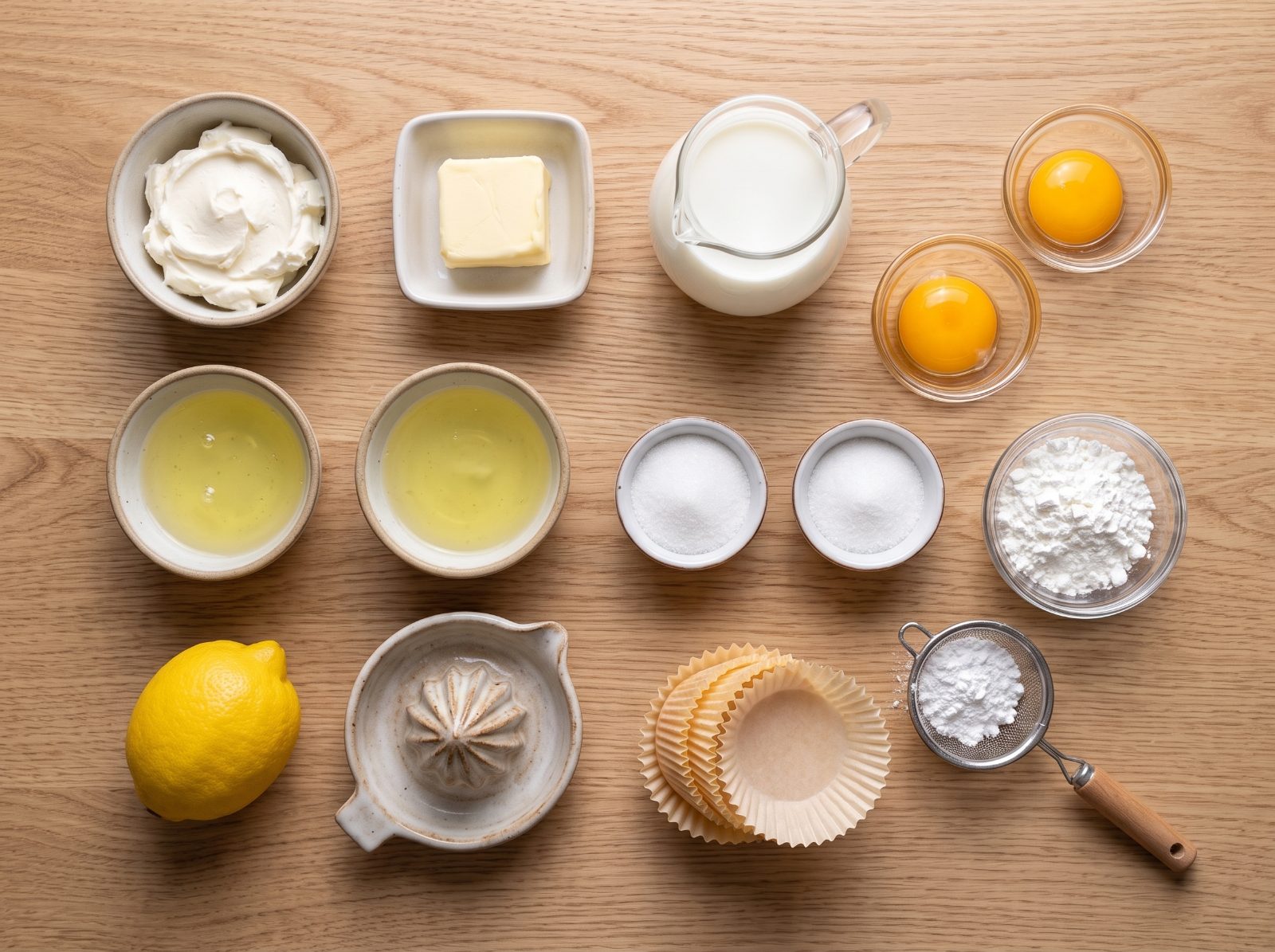 Japanese Cotton Cupcakes ingredients