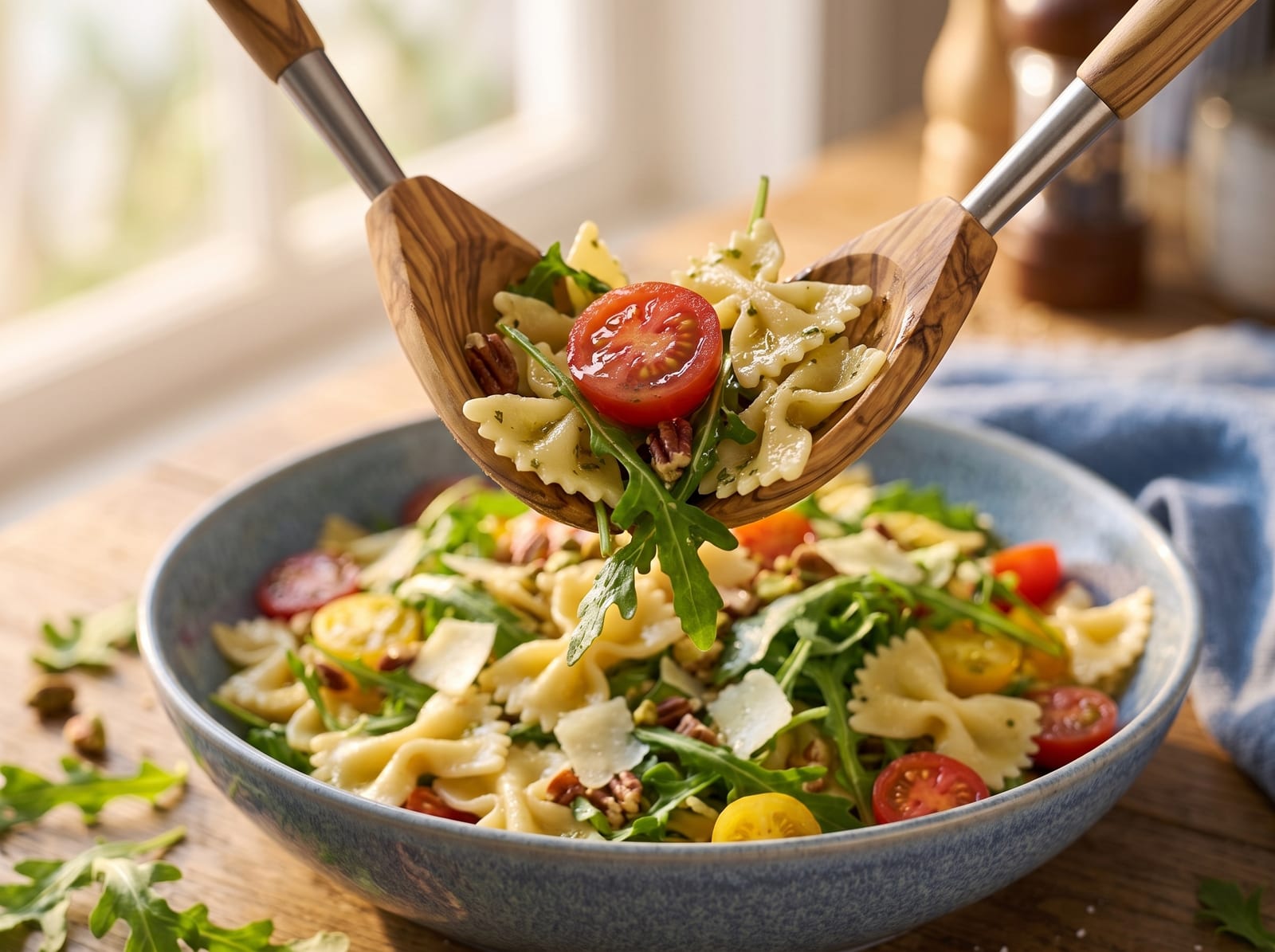 Lemon Arugula Pasta Salad — step 2