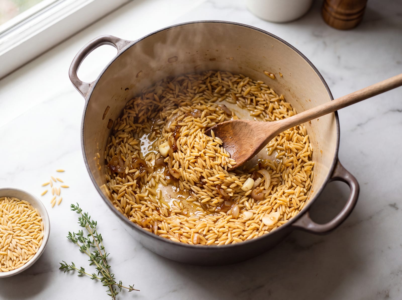 Lemon Chicken and Orzo — step 4