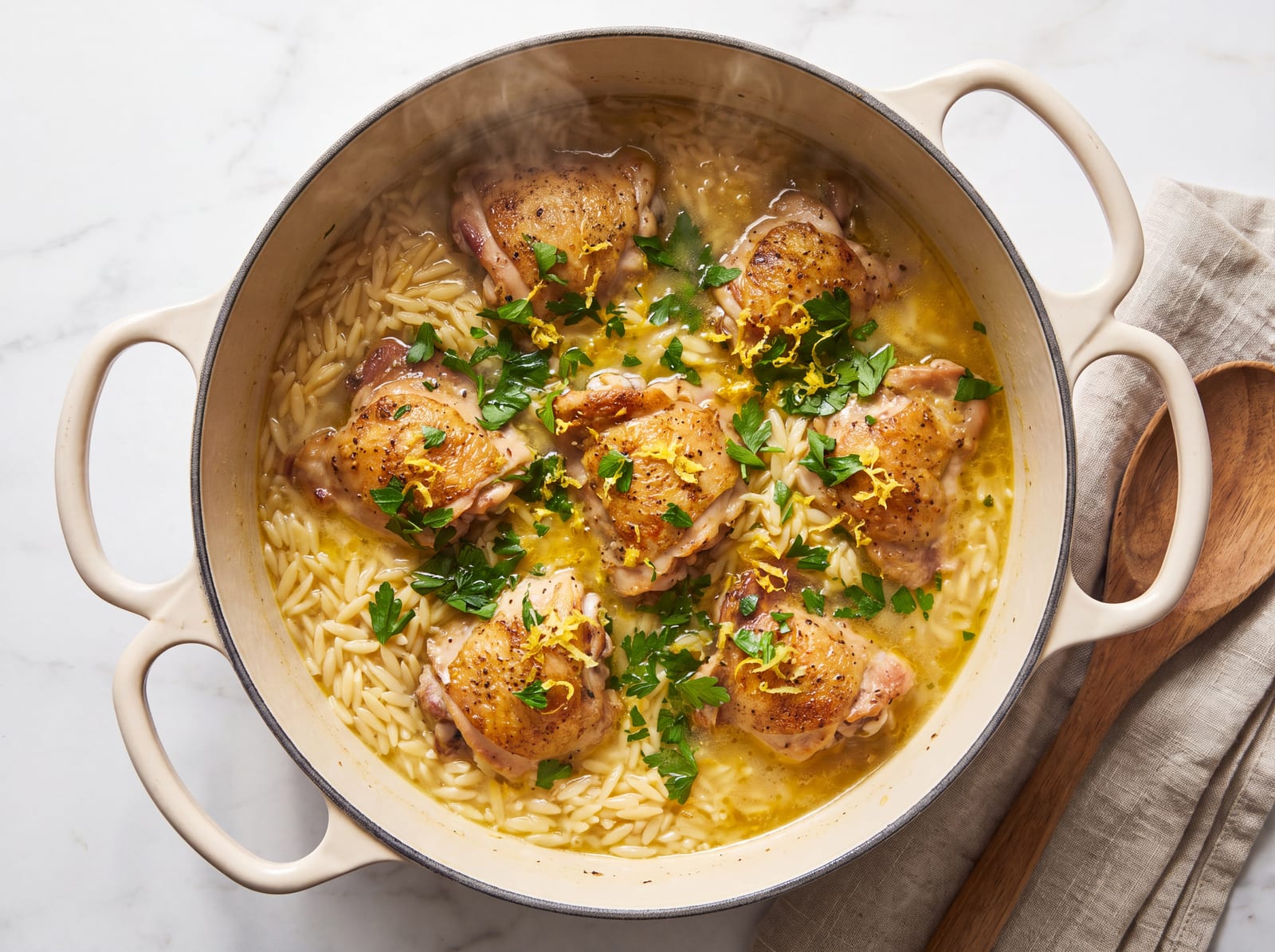 Lemon Chicken and Orzo — step 5